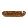 Schaal gevlekt ovaal - bruin - 3.7x23x10.6 cm