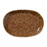 Schaal gevlekt laag - bruin - 3.3x28.2x20 cm