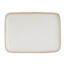 Tapas bordje met bruine rand - 14x10 cm
