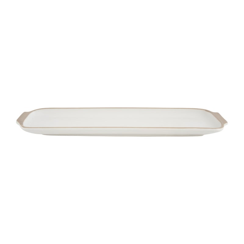 Tapas bordje met bruine rand - 30x10 cm
