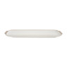 Tapas bordje met bruine rand - 30x10 cm