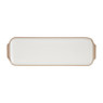 Tapas bordje met bruine rand - 30x10 cm