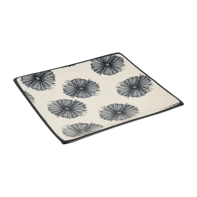 Tapas bord Sevilla - bloemen - 15x15 cm