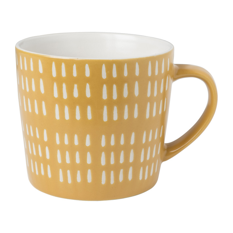 Mok conisch - geel - 300 ml