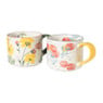 Mok met gele bloemen - Multicolor - 325 ml