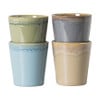 Mokken reactive glaze - multikleur - set van 4 - 200 ml