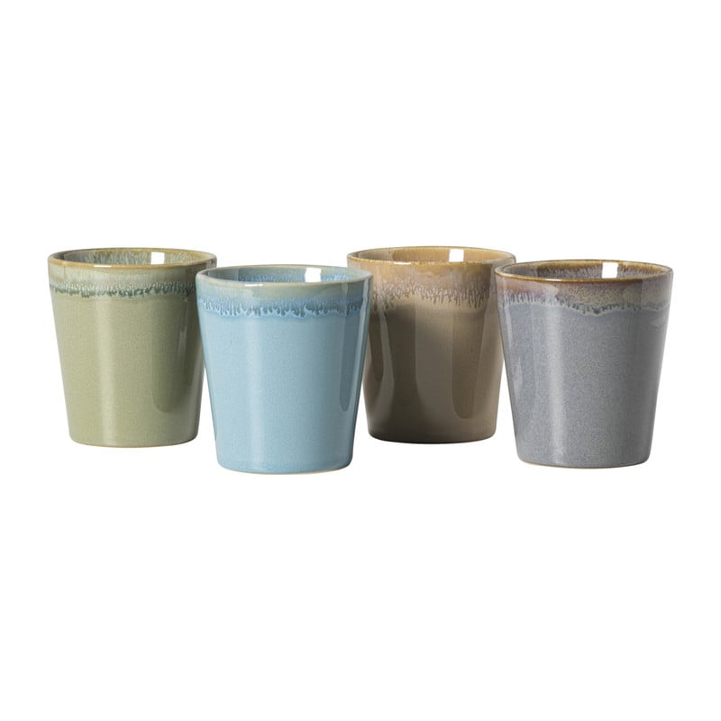 Mokken reactive glaze - multikleur - set van 4 - 200 ml