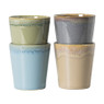 Mokken reactive glaze - multikleur - set van 4 - 200 ml