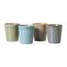 Mokken reactive glaze - multikleur - set van 4 - 200 ml