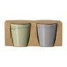 Mokken reactive glaze - multikleur - set van 4 - 200 ml