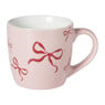 Mok strikje - roze/rood - 325 ml