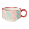 Mok artist - blauw/roze - 175 ml