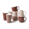 Cup met gouden vlekjes - donkerroze - 280 ml 