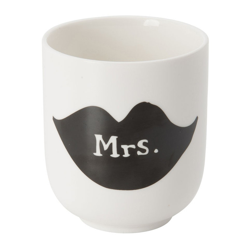 Beker MRS - wit/zwart - 40 cl