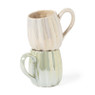 Mok Pearl - groen - 12.5x9x8.5 cm