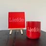 Mok liefde - rood/roze - 175 ml