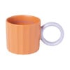 Mok good energy club - paars/oranje - 240 ml - Happy at Home by Sanny