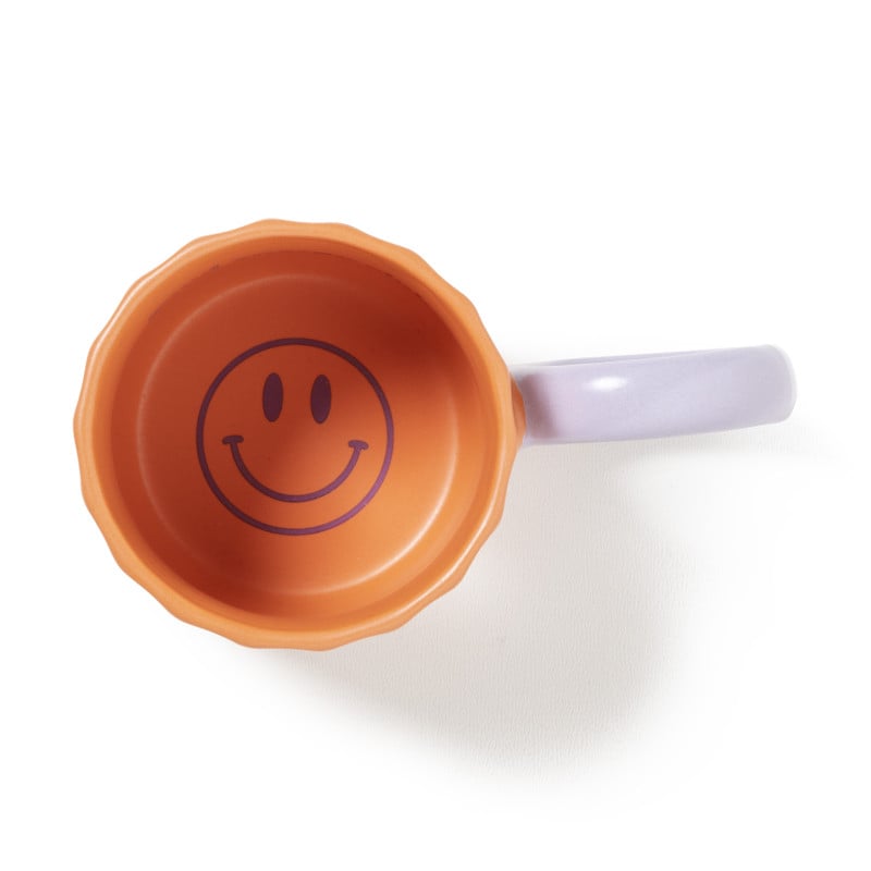Mok good energy club - paars/oranje - 240 ml - Happy at Home by Sanny