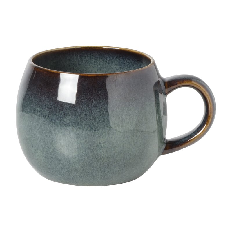 Mok bol reactive glaze - blauw - 480 ml