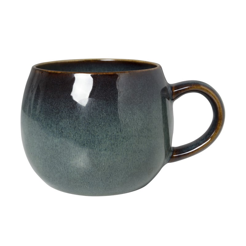 Mok bol reactive glaze - blauw - 480 ml