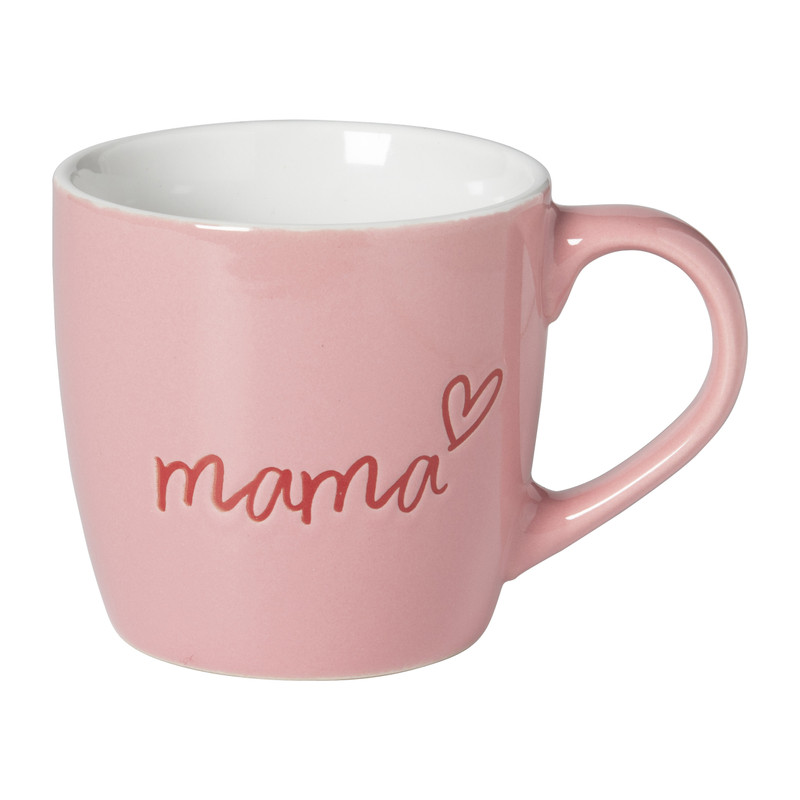 Mok mama - roze/ rood - 325 ml