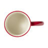 Mok strikjes - roze/rood - 350 ml