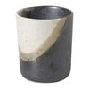 Mok cortado groot - beige/zwart - 350 ml