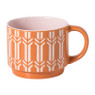 Mok clashing colour - oranje - 445 ml