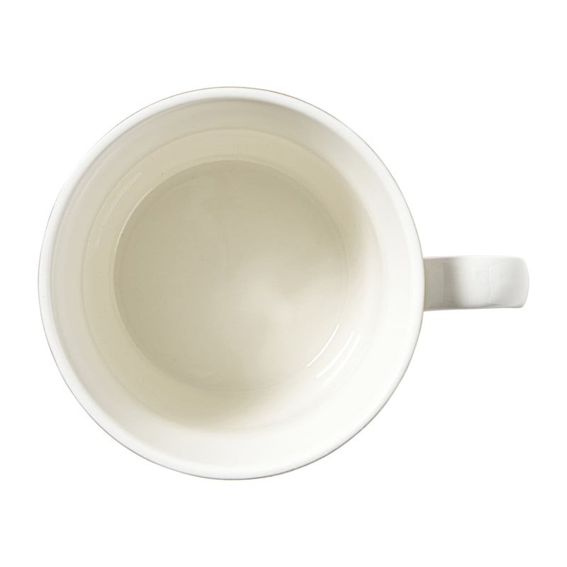 Mok Mirna blaadjes - rood/wit - 360 ml