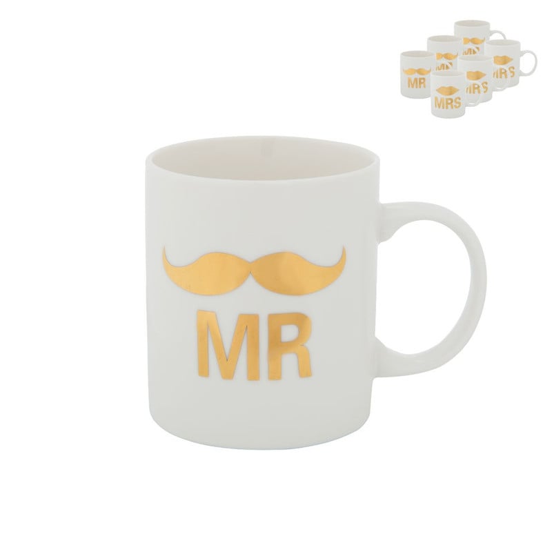 Mok MR/MRS - goud - 40 cl