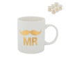 Mok MR/MRS - goud - 40 cl