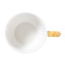Mok croissants - wit/roze - 280 ml