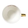 Mok strikken kerstboom - wit/rood/goud - 420 ml