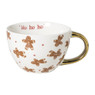 Mok gingerbread - wit/goud - 420 ml