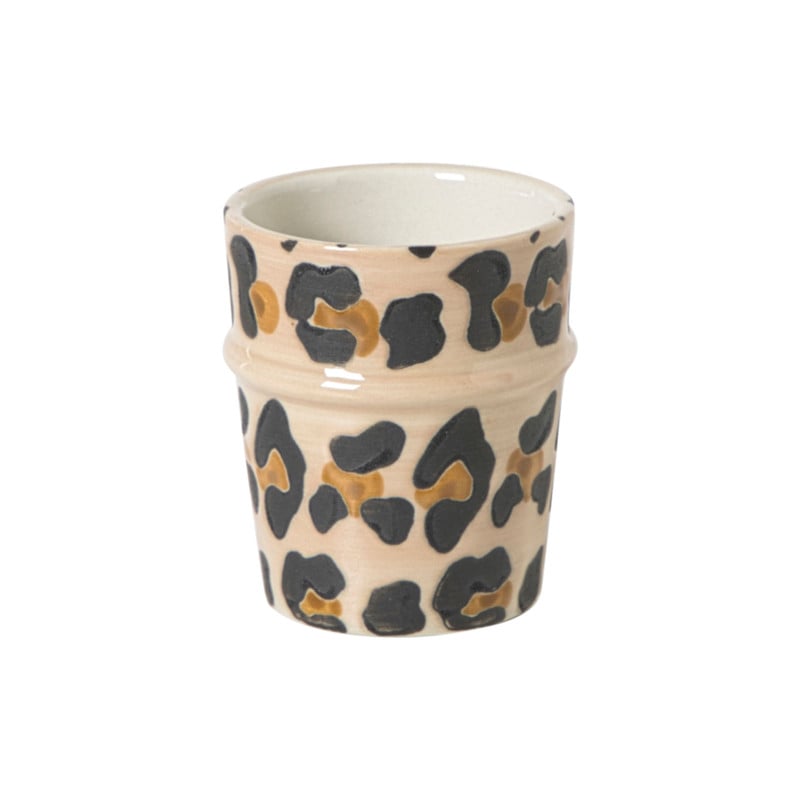 Espresso mok animal - beige - 100 ml