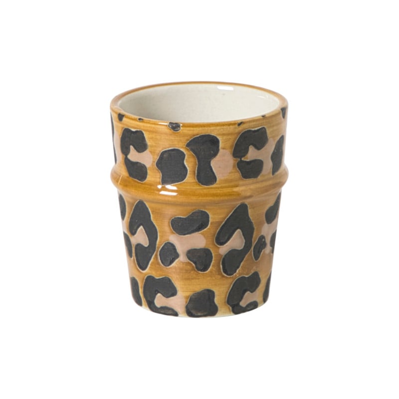 Espresso mok animal - bruin - 100 ml
