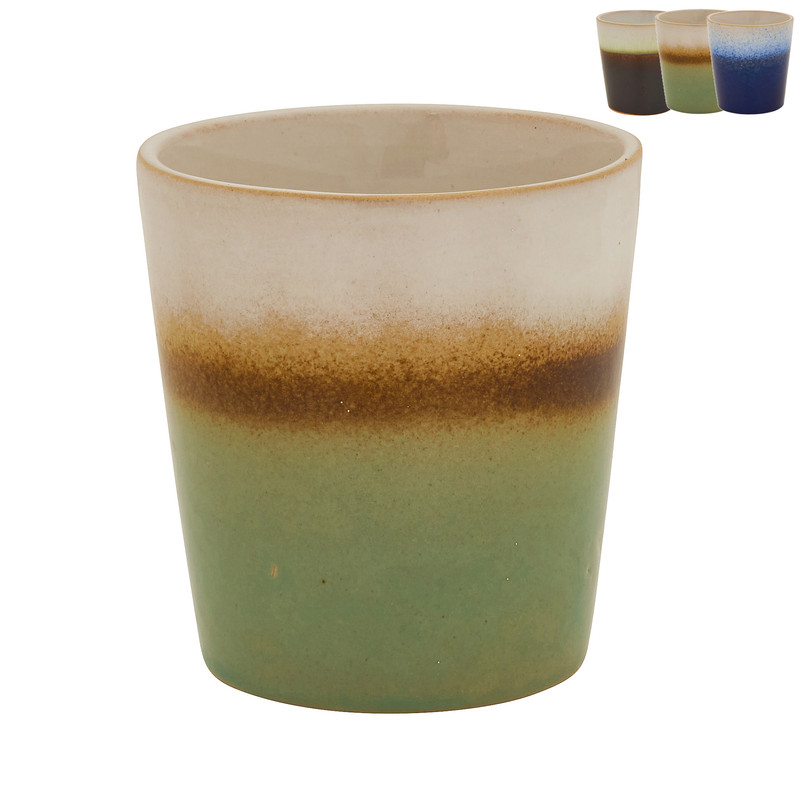 Beker 70's - diverse kleuren - 230 ml