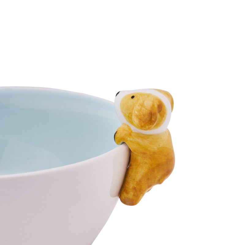 Schaal dieren op rand - diverse varianten - ø14.5 cm 