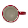 Kerstmok kerstman - wit - 9.8x10.7 cm