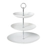 Etagère rond - wit - 16x21x26 cm