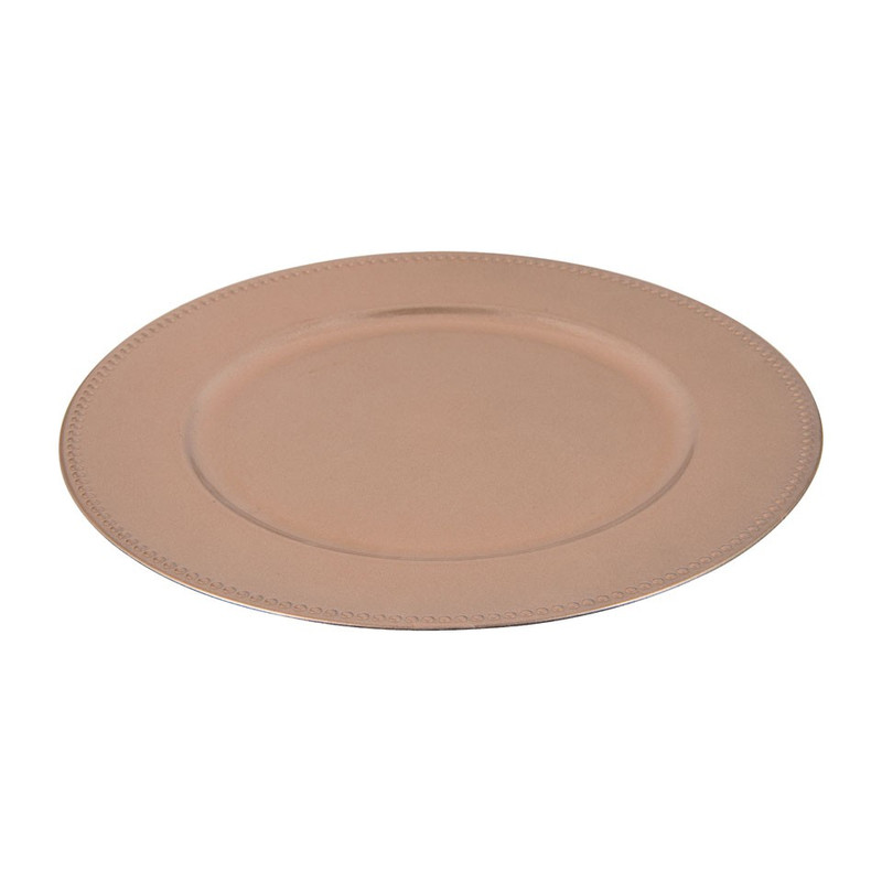 Onderbord - rosé - 32 cm