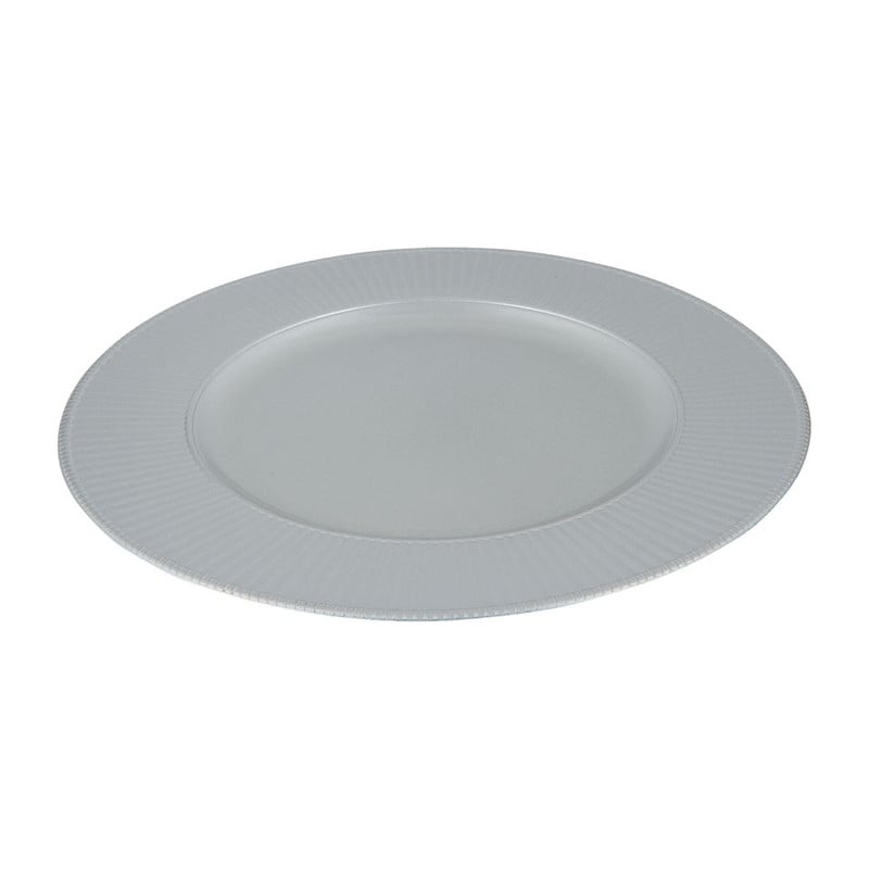 Onderbord - zilver - 32 cm