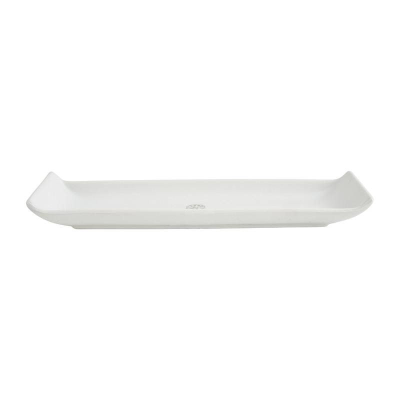 Serveerschaal - wit - 21x7 cm