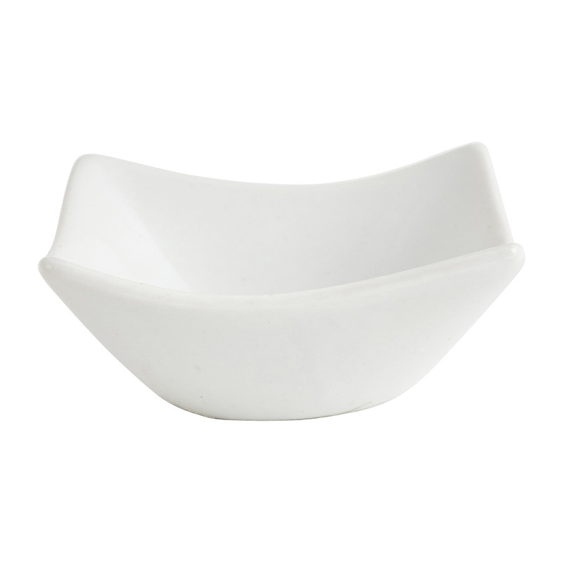 Schaaltje vierkant - wit - 7x7 cm