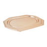 Serveelschaal goud - 54x37 cm - set van 2 