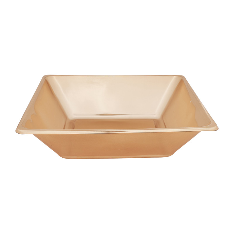 Serveerschaal goud - 26x26x7 cm - set van 2