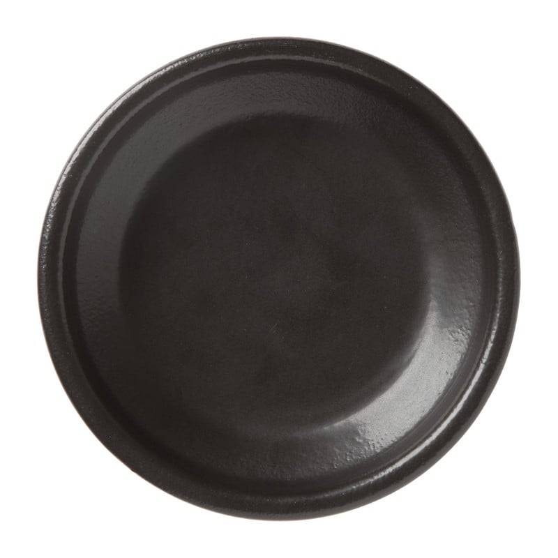 Tapas schaaltje klei - zwart - ⌀14 cm 