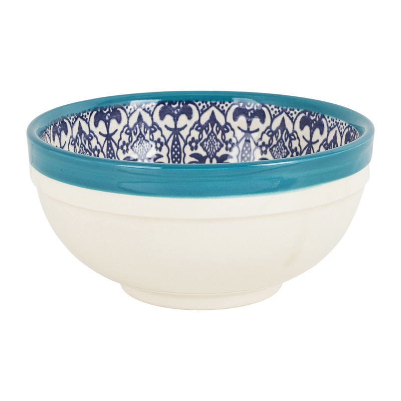Schaaltje Marrakesh - turquoise - ø14 cm