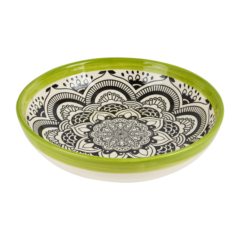 Schaal Marrakesh - groen - ø26 cm