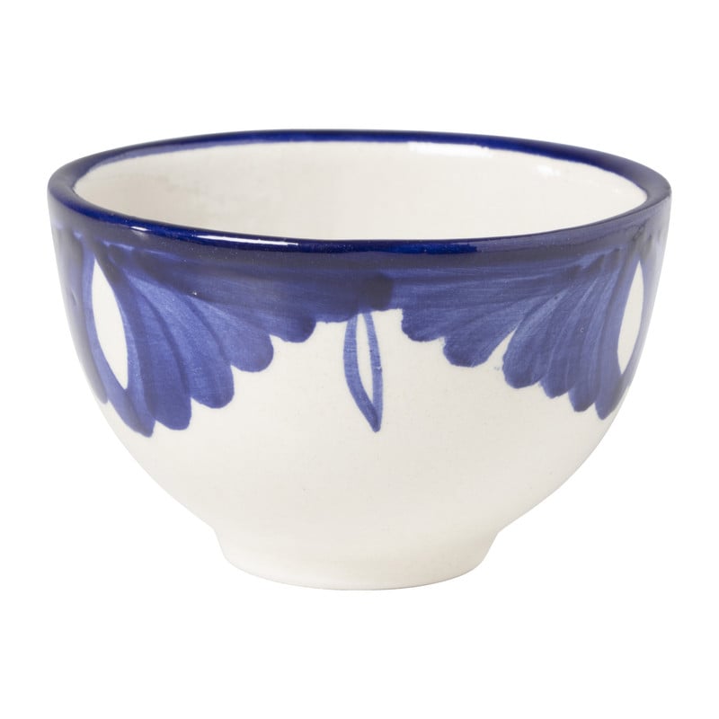 Schaaltje bloem - blauw - ø7 cm